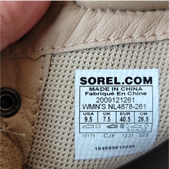 Sorel Hi-Line Hiker Waterproof Boot - Umber/Tawny Buff Size 9.5 - Picture 9 of 9